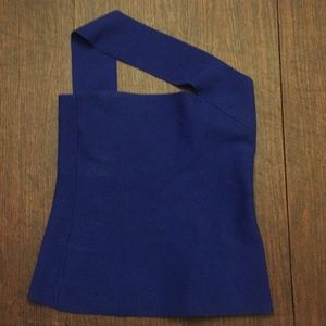 One shouldered bandeau top
